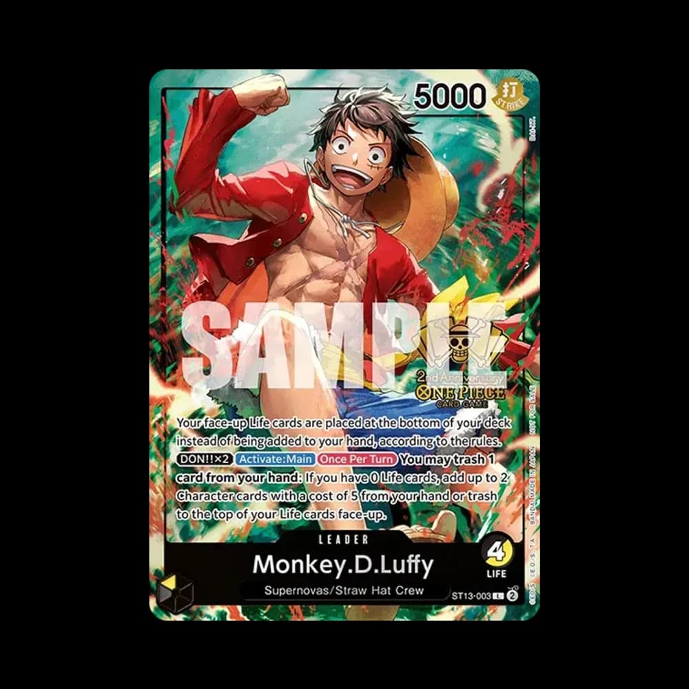 Monkey.D.Luffy L [ST13-003] [EN](Promotional Card "2nd Anniversary Tournament Winner")