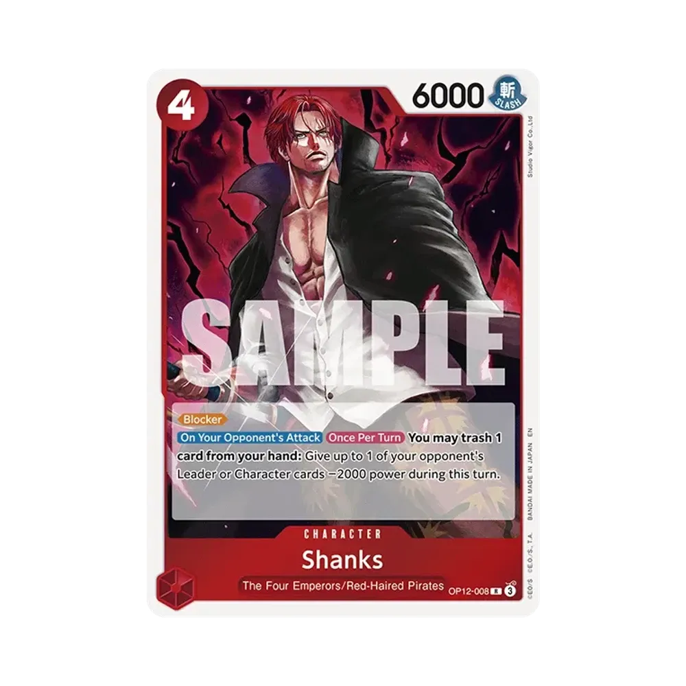 Shanks R [OP12-008] [EN](Booster Pack "LEGACY OF THE MASTER")