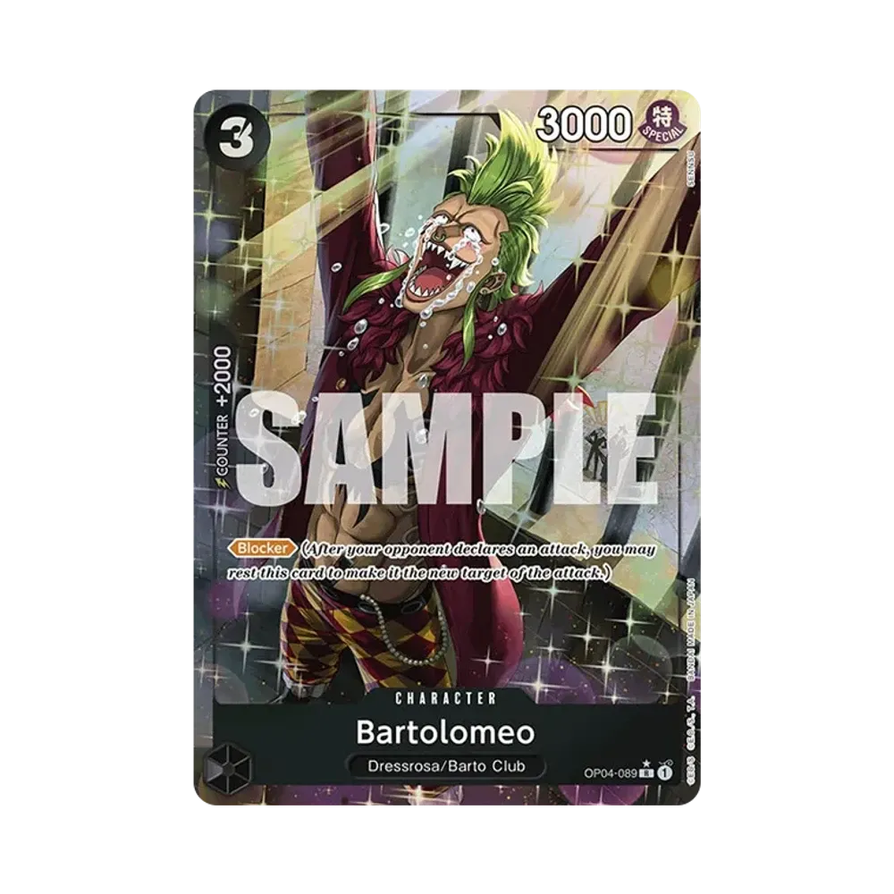 Bartolomeo R-P [OP04-089] [EN](Premium Booster "ONE PIECE CARD THE BEST")