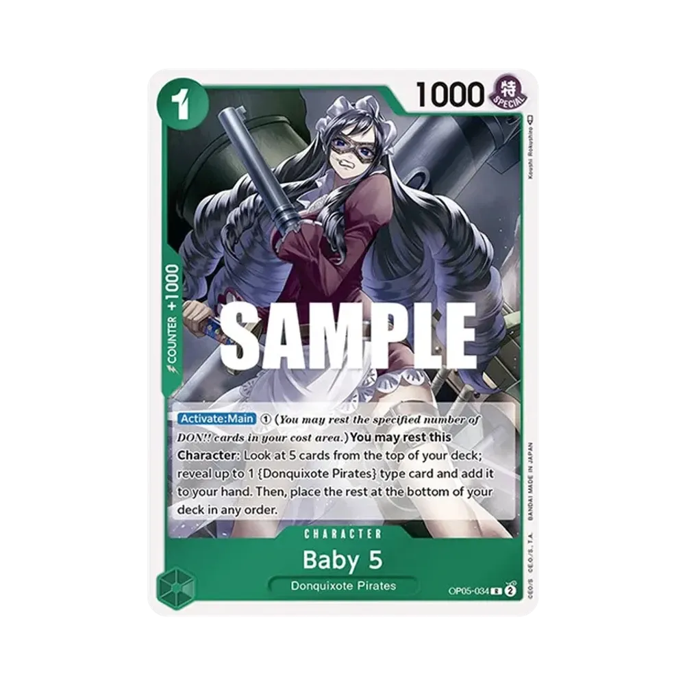 Baby 5 R [OP05-034] [EN](Booster Pack "Awakening Of The New Era")