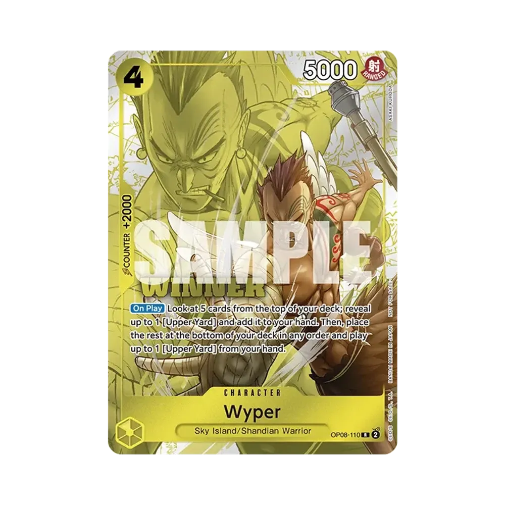 Wyper R [OP08-110] [EN](Promotional Card "Winner Pack 2025 Vol.2")