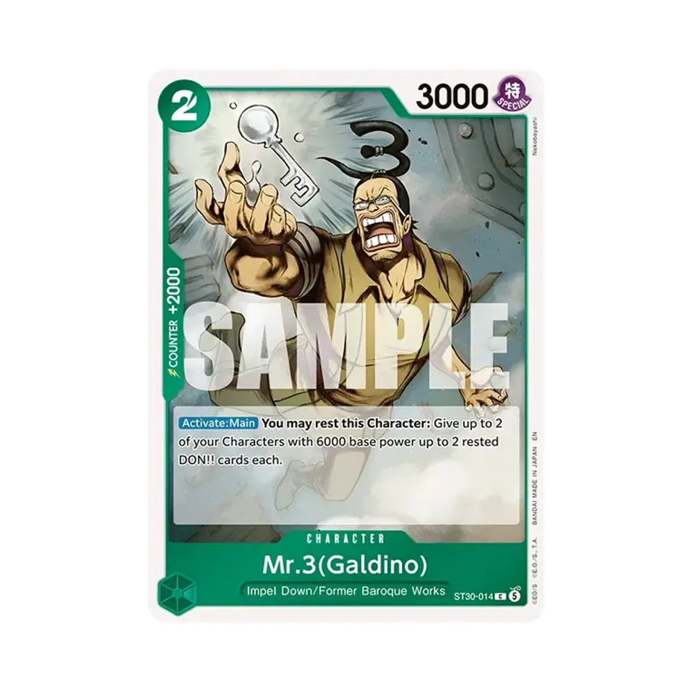 Mr.3(Galdino) C [ST30-014][EN](Starter Deck EX "Luffy&Ace")