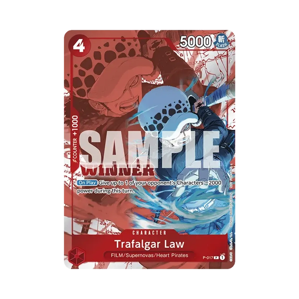 Trafalgar Law P [P-017] [EN](Promotional Card "Tournament Pack Vol.7 -Winner-")