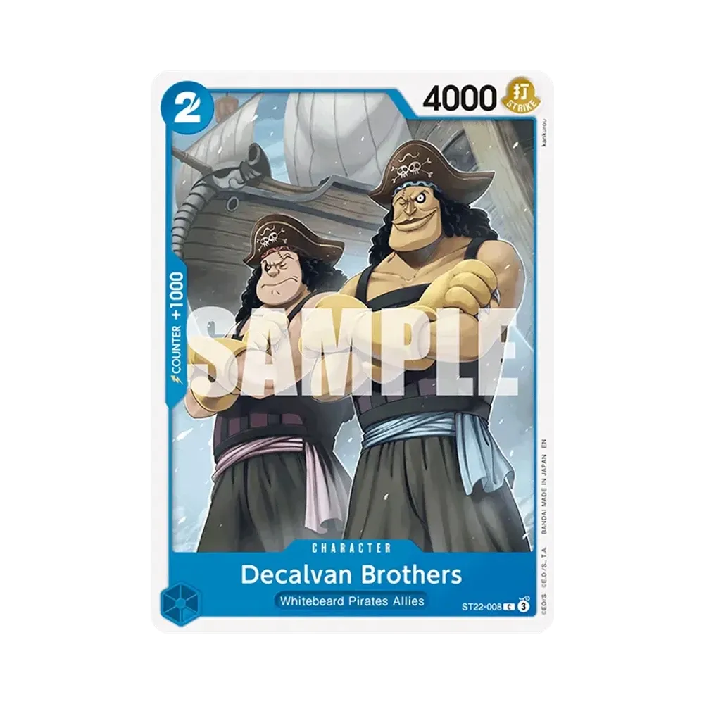 Decalvan Brothers C [ST22-008] [EN](Start Deck "Ace & Newgate")