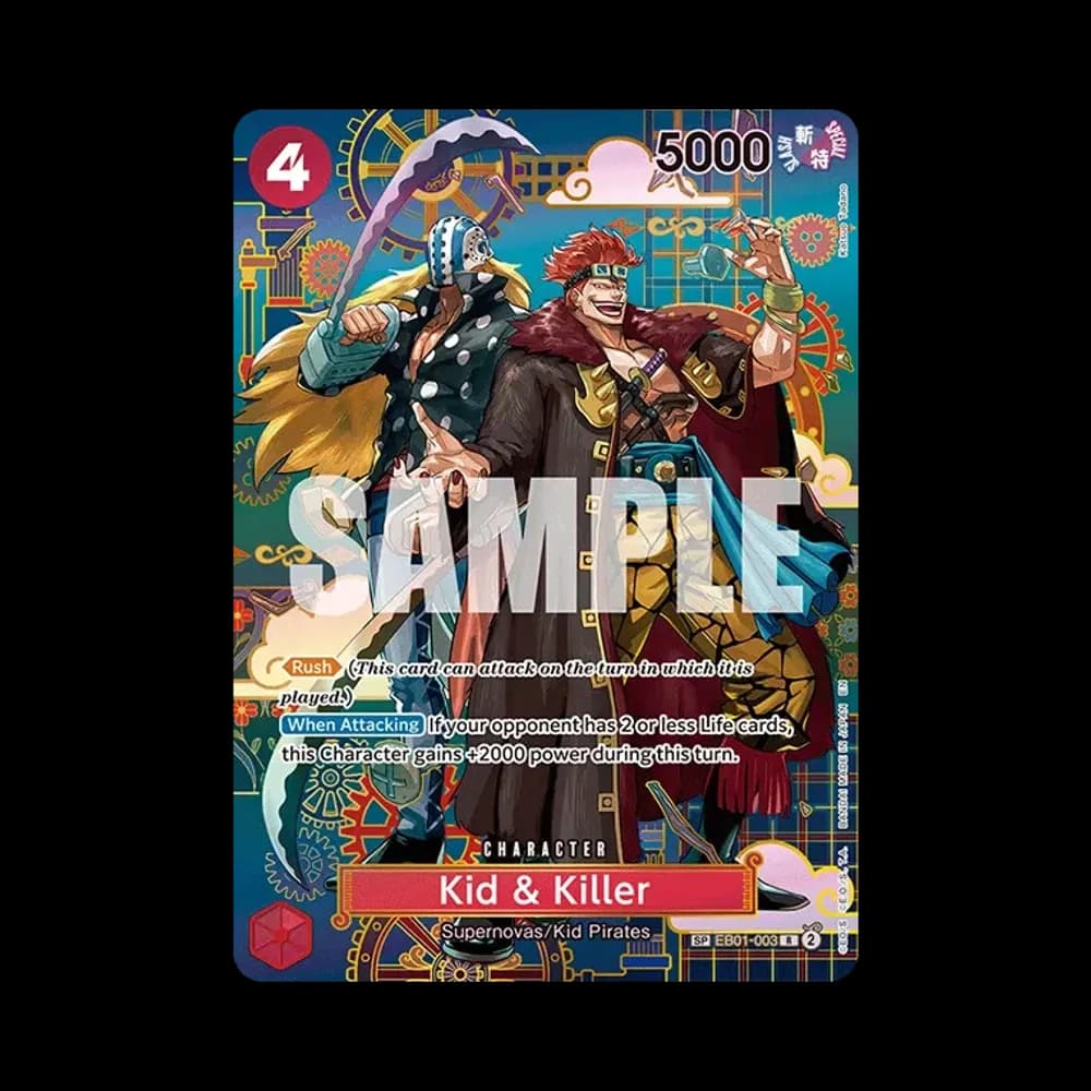 Kid & Killer R-SPC [EB01-003] [EN] (Booster Pack "THE AZURE SEA'S SEVEN")