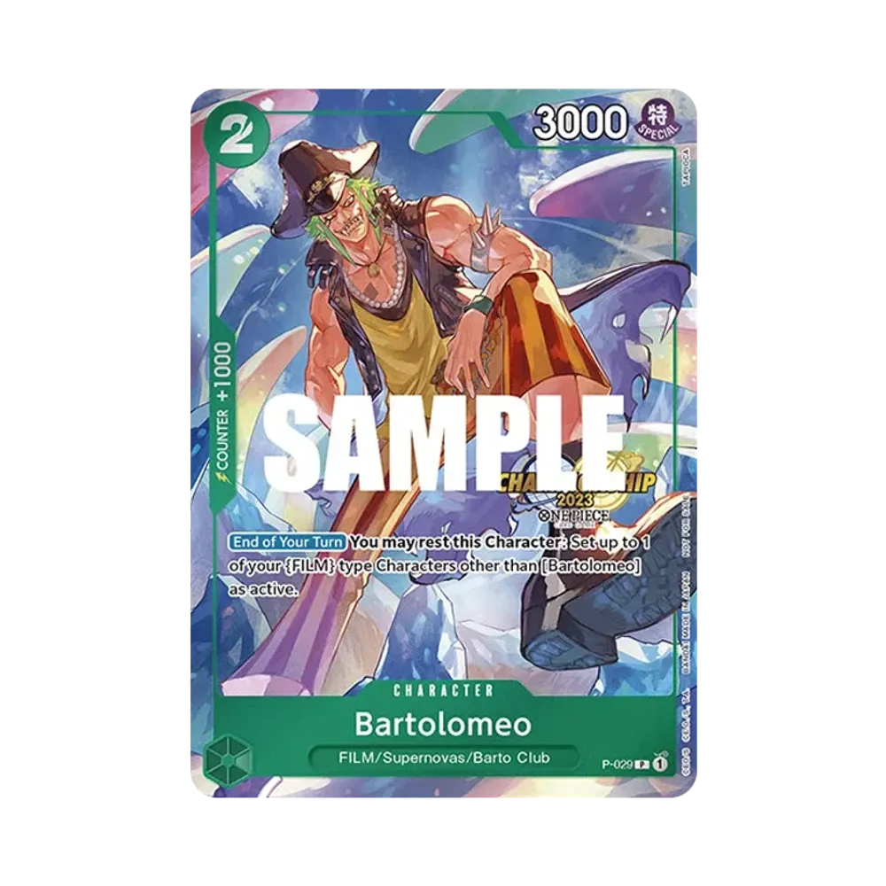 Bartolomeo P [P-029] [EN](Promotional Card "Championship 2023 Event Pack")
