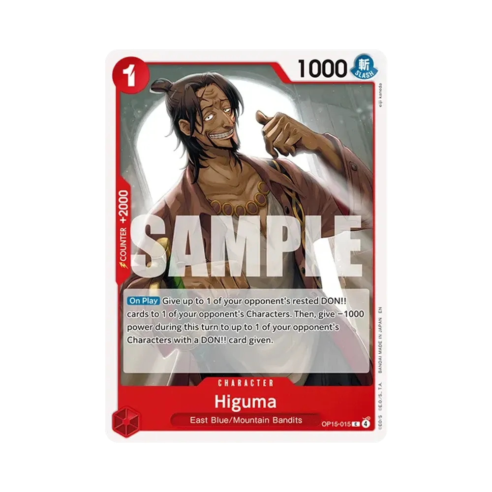 Higuma C [OP15-015][EN](Booster Pack "ADVENTURE ON KAMI’S ISLAND")