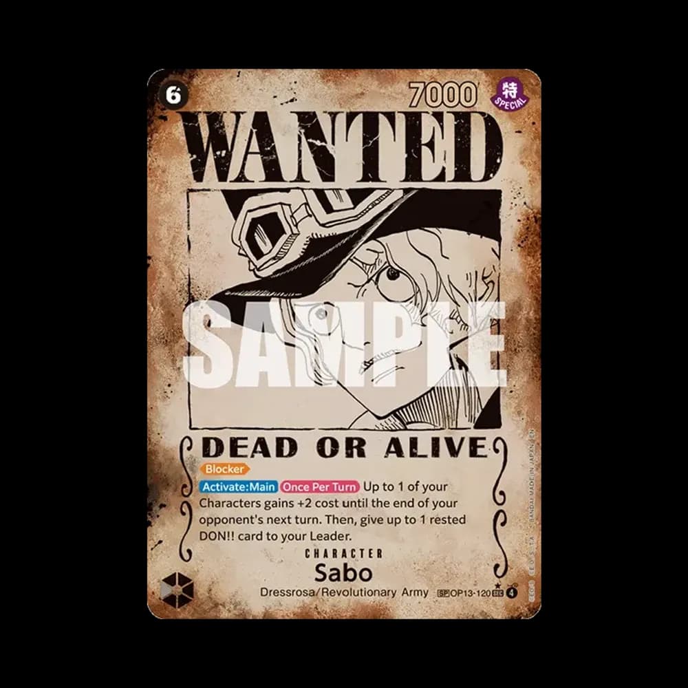 Sabo : Wanted SEC-SPC [OP13-120] [EN](Booster Pack "CARRYING ON HIS WILL")