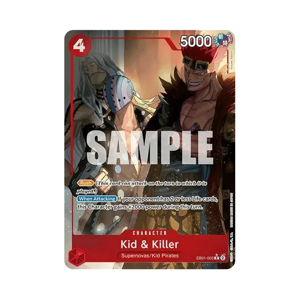 Kid & Killer R-P [EB01-003] [EN](Extra Booster "Memorial Collection")