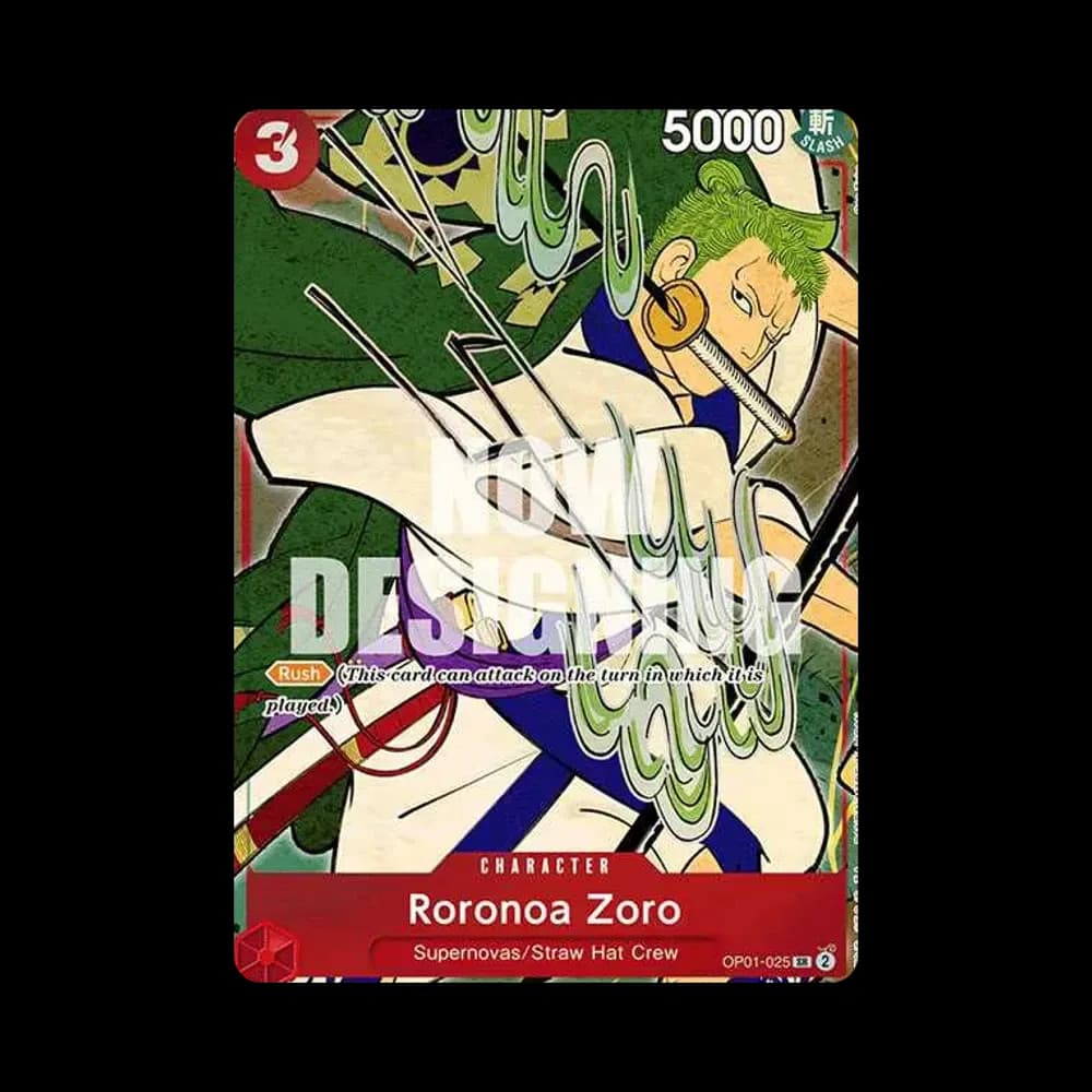 Roronoa Zoro SR [OP01-025] [EN](1st Anniversary Set)