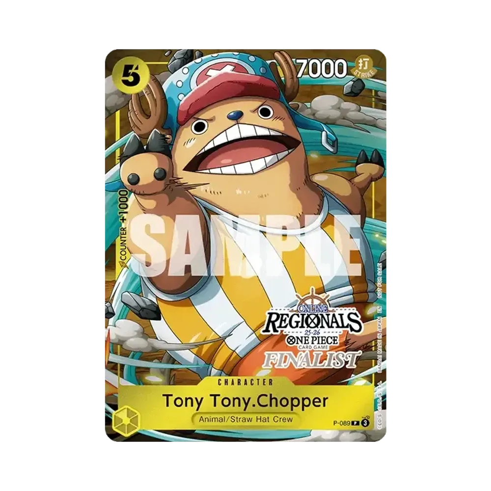 Tony Tony.Chopper P [P-089] [EN](Promotional Card "Online Regional Finalist Card Set 2025 Vol.2")