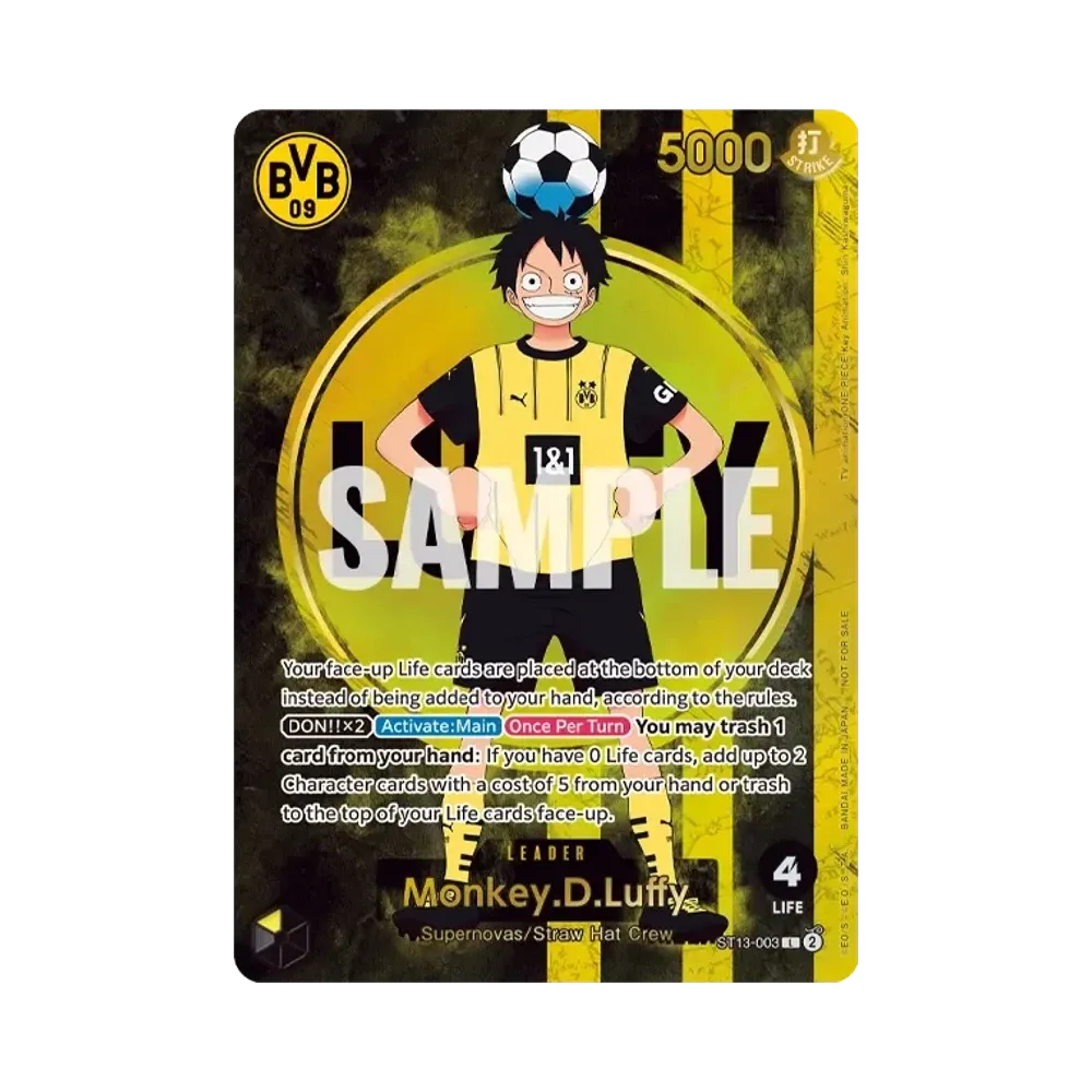 Monkey.D.Luffy L [ST13-003] [EN](Promotional Card "BVB x ONE PIECE Matchday 2025")