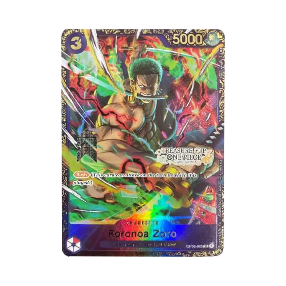 Roronoa Zoro SR [OP01-025] [EN](Promotional Card "Treasure Cup Flagship Battle Victory souvenir")