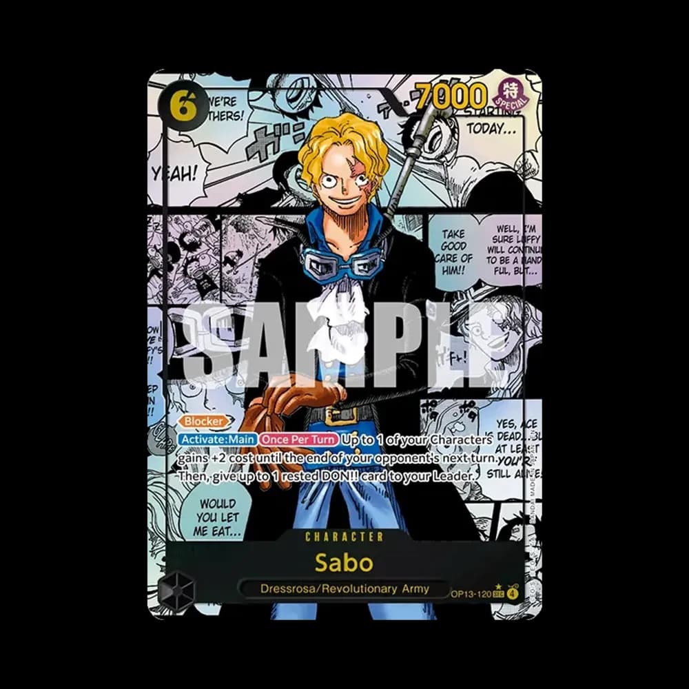 Sabo SEC-SP (Comic Parallel) [OP13-120] [EN](Booster Pack "CARRYING ON HIS WILL")