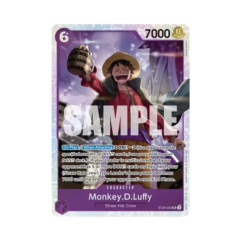 Monkey.D.Luffy SR [ST26-005] [EN](Start Deck "PURPLE/BLACK Monkey.D.Luffy")