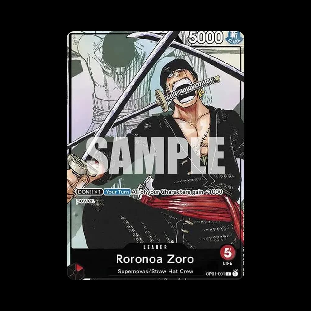 Roronoa Zoro L [OP01-001] [EN](Premium Card Collection "25th Edition")