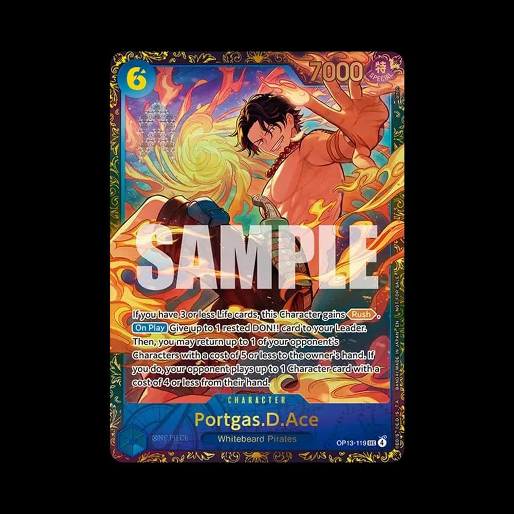 Portgas.D.Ace SEC :Top 16 [OP13-119][EN](Promotional Card "Treasure Cup March 2026")