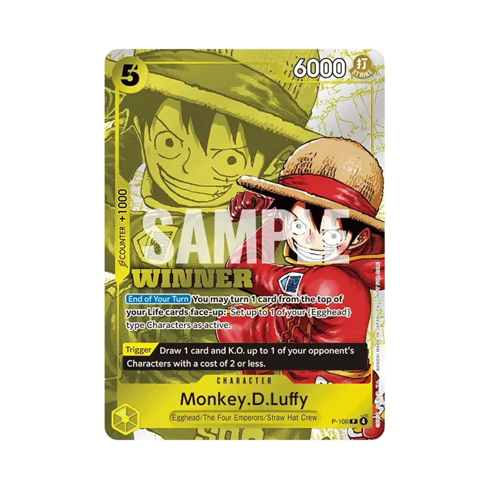 Monkey.D.Luffy P [P-106][EN](Promotional Card "Winner Pack 2026 Vol. 2")