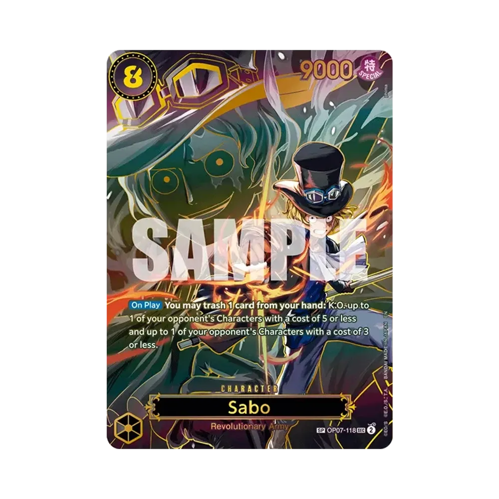 Sabo SEC-SPC [OP07-118] [EN](Booster Pack "CARRYING ON HIS WILL")