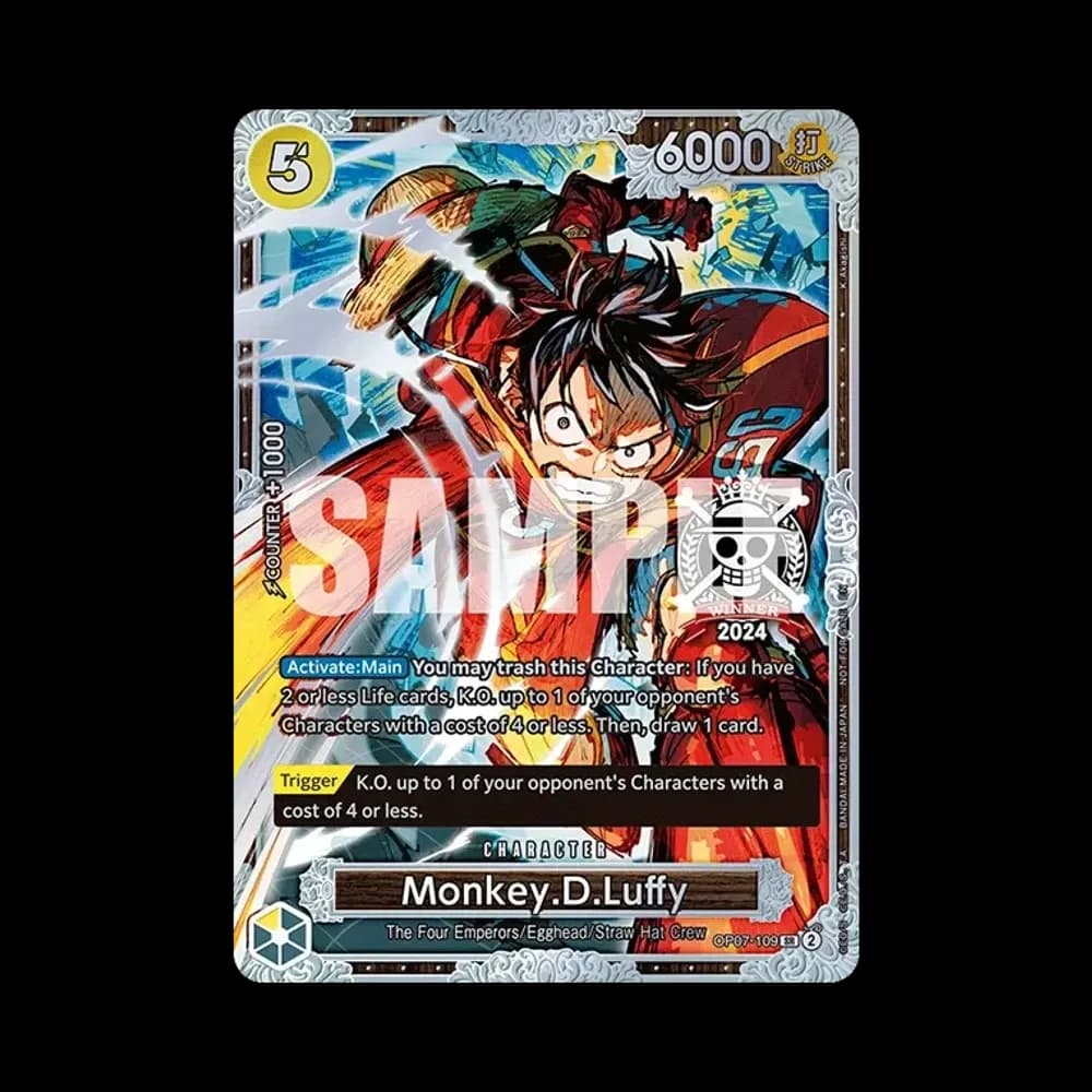 Monkey.D.Luffy : 2nd Place SR [OP07-109] [EN](Promotional Card "Championship 2024 World Final")