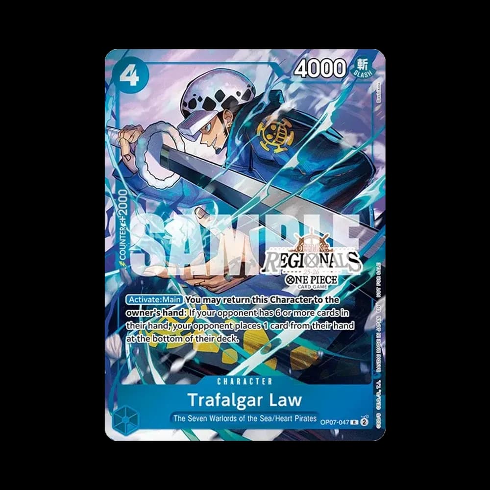 Trafalgar Law R [OP07-047] [EN](Promotional Card "Offline Regional Participation Pack 2025 vol.2")
