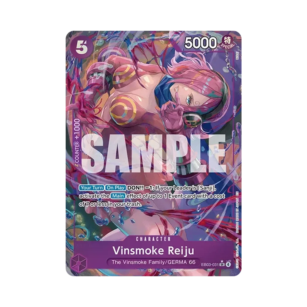 Vinsmoke Reiju SR-P [EB03-031][EN] (Extra Booster "HEROINES EDITION")