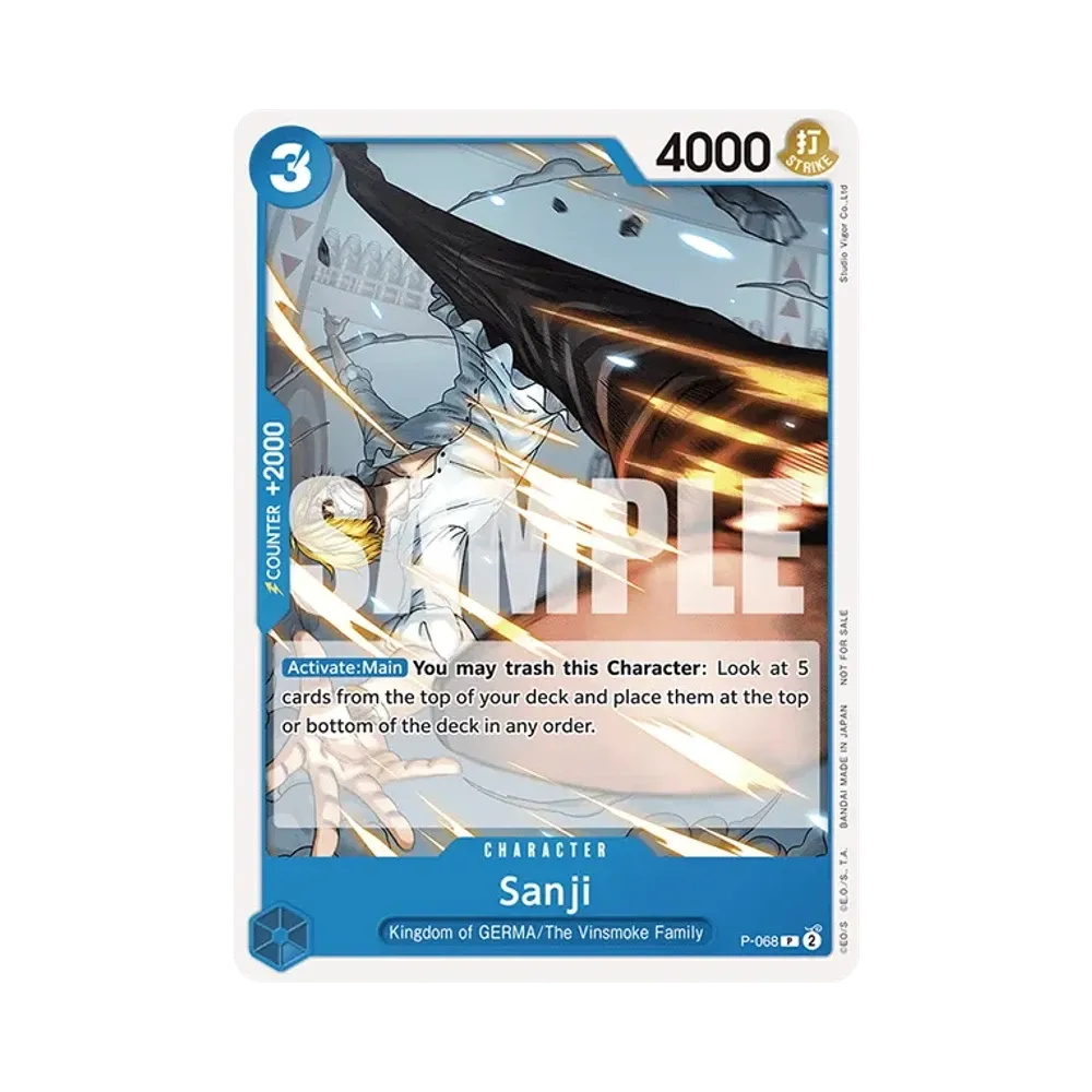 Sanji P [P-068] [EN](Promotional Card "Pirates Party Vol.7")