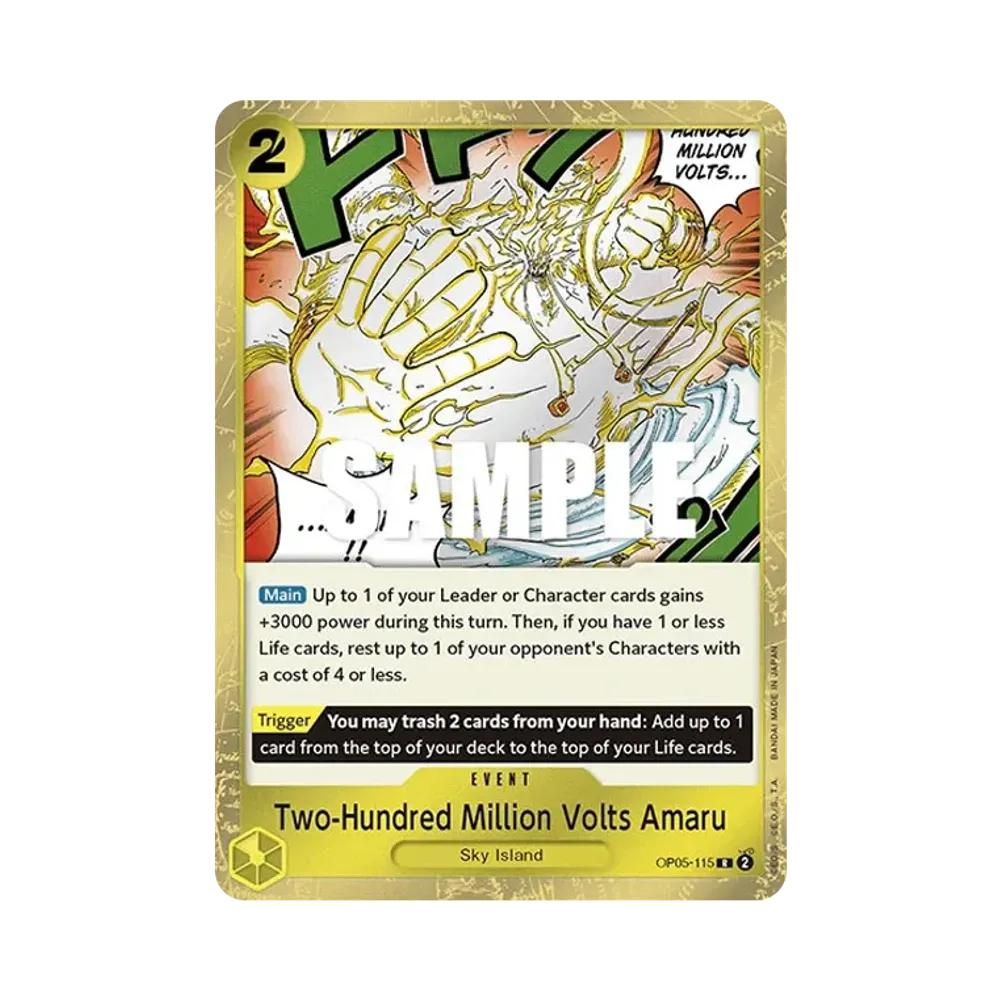 Two-Hundred Million Volts Amaru R [OP05-115] [EN](Booster Pack "Awakening Of The New Era")