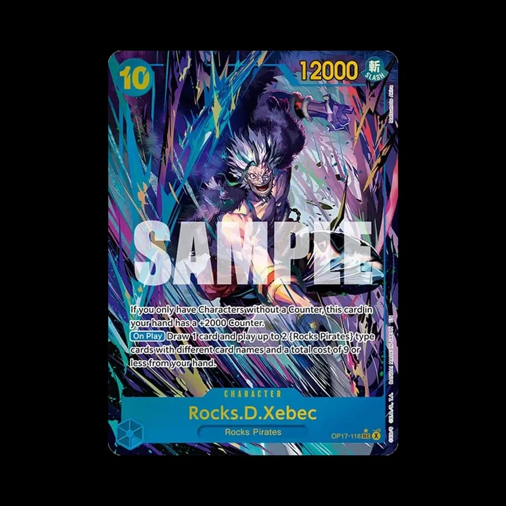 Rocks D. Xebec SEC-P [OP17-118][EN](Booster Pack "THE WORLD’S STRONGEST WARRIORS")