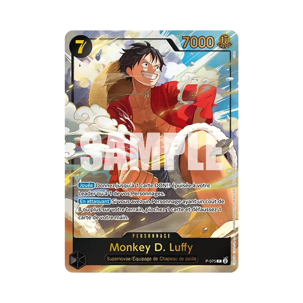 Monkey.D.Luffy P [P-075][FR](Promotional Card "Japan Expo Exclusive")