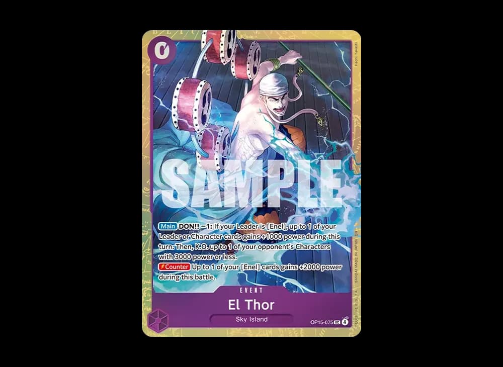 El Thor UC [OP15-075][EN](Premium Card Collection "Best Selection Vol.6")
