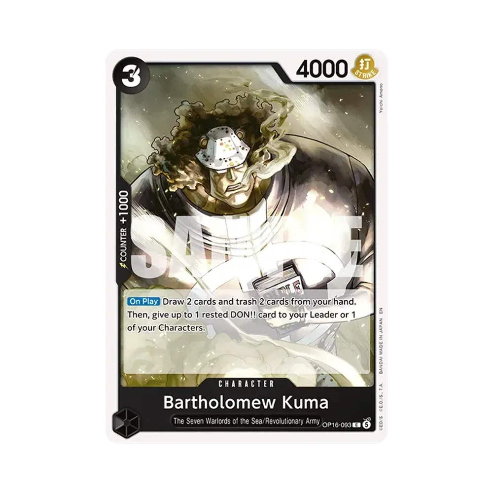 Bartholomew Kuma C [OP16-093][EN](Booster Pack "THE TIME OF BATTLE")