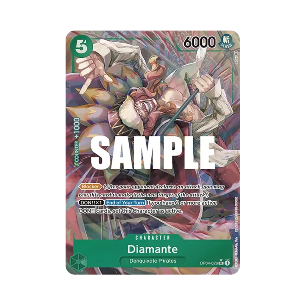 Diamante R-P [OP04-028] [EN](Booster Pack "Kingdoms Of Intrigue")