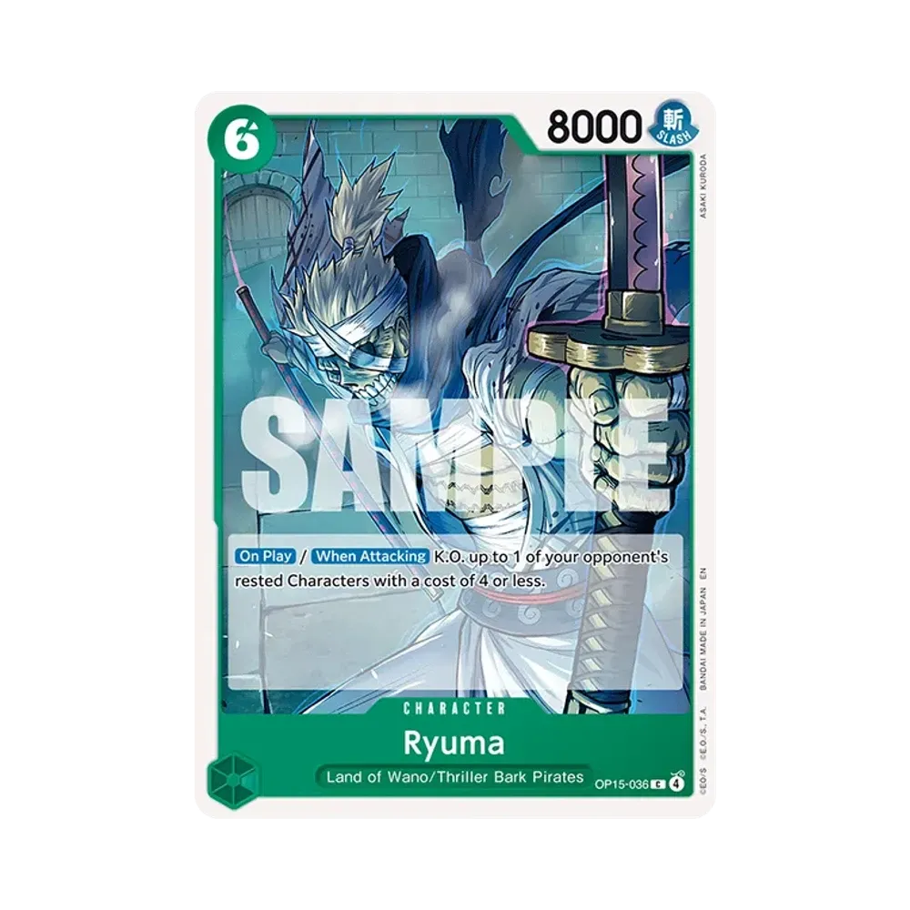 Ryuma C [OP15-036][EN](Booster Pack "ADVENTURE ON KAMI’S ISLAND")
