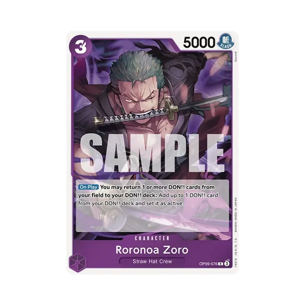 Roronoa Zoro R [OP09-076] [EN](Booster Pack "Emperors in the New World")
