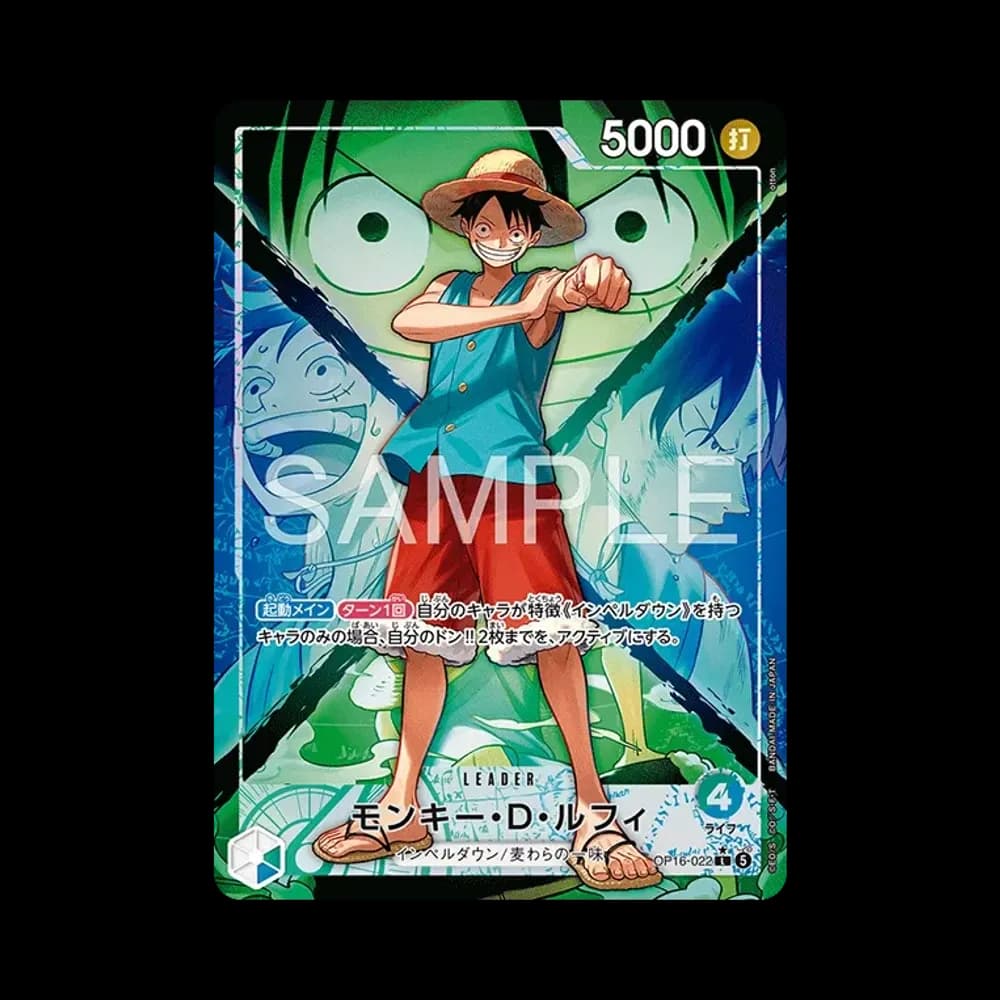 Monkey.D.Luffy L-P [OP16-022](Booster Pack "THE TIME OF BATTLE")