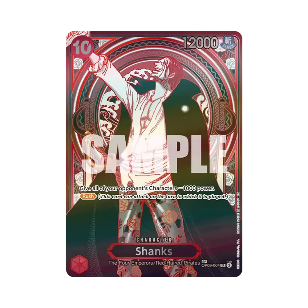 Shanks : Silver Background SR-SPC [OP09-004] [EN](Booster Pack "CARRYING ON HIS WILL")