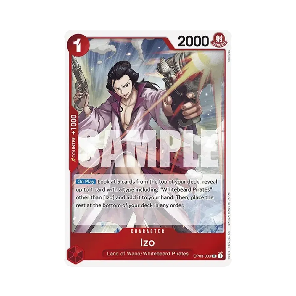 Izo R [OP03-003] [EN](Premium Booster "ONE PIECE CARD THE BEST")