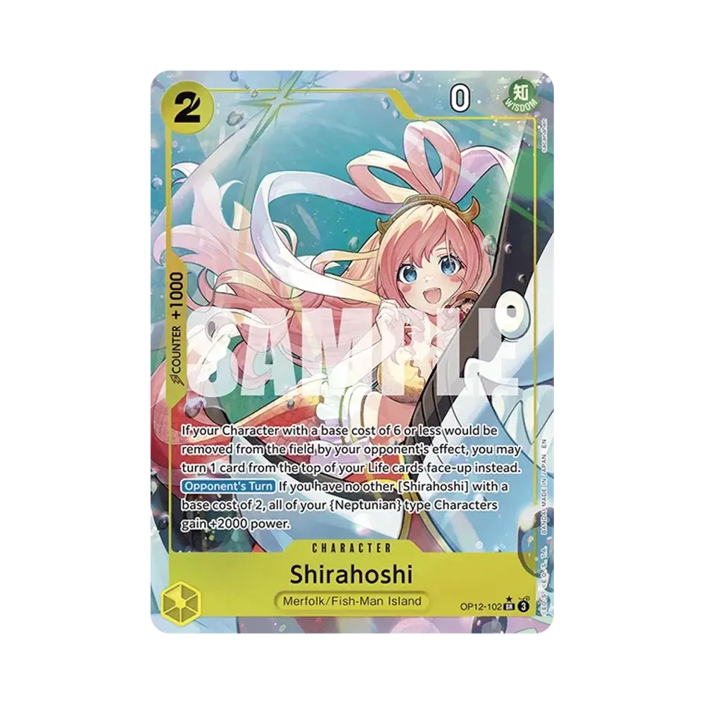 Shirahoshi SR-P [OP12-102] [EN](Booster Pack "LEGACY OF THE MASTER")