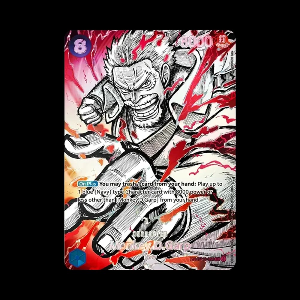 Monkey.D.Garp SR-SPC :Conqueror's Haki Special Card [OP12-056][EN](Booster Pack "THE WORLD’S STRONGEST WARRIORS")