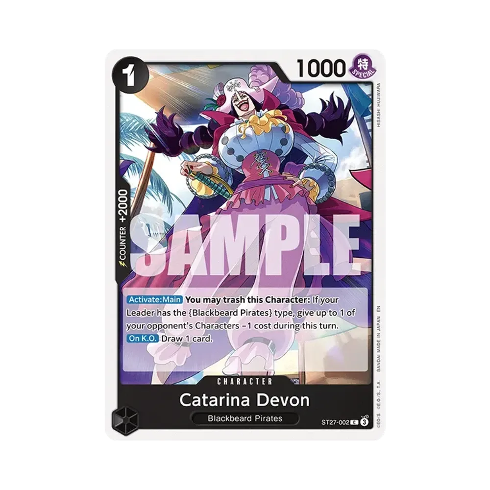 Catarina Devon C [ST27-002] [EN](Start Deck "BLACK Marshall.D.Teach")