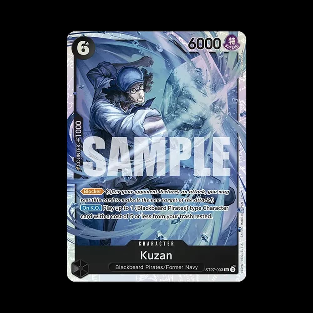 Kuzan SR [ST27-003] [EN](Start Deck "BLACK Marshall.D.Teach")