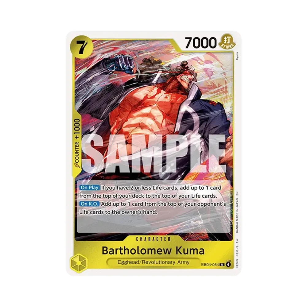 Bartholomew Kuma R [EB04-054][EN](Booster Pack "ADVENTURE ON KAMI’S ISLAND")