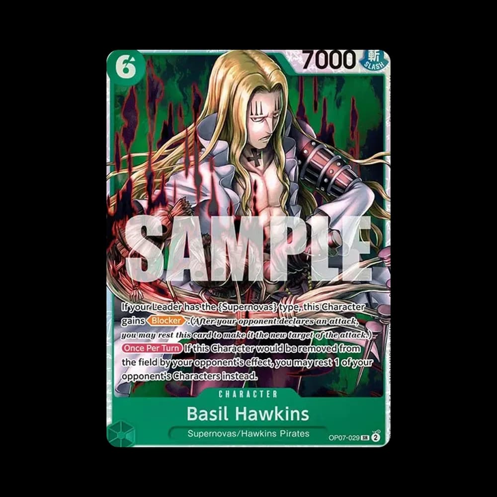 Basil Hawkins SR [OP07-029] [EN](Booster Pack "500 Years In The Future")
