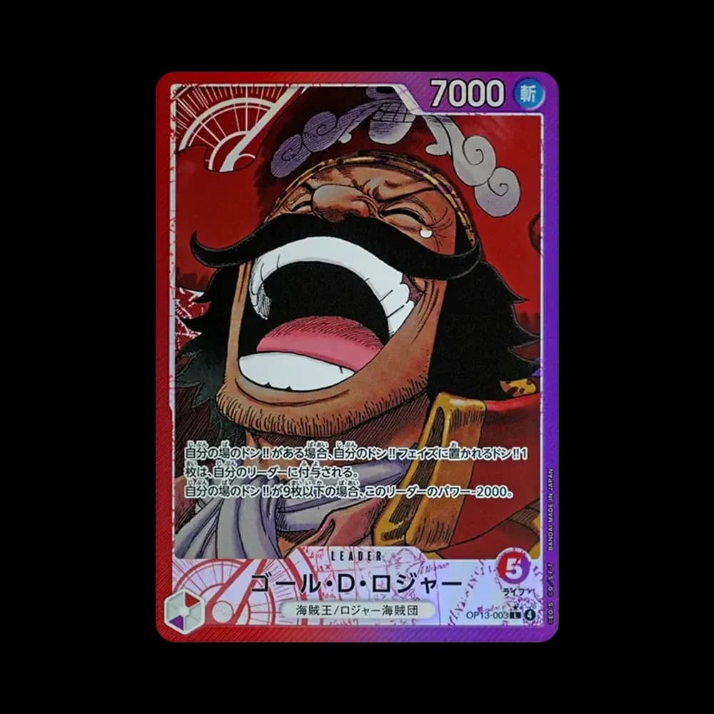 Gol D. Roger L-P [OP13-003](Booster Pack "CARRYING ON HIS WILL")