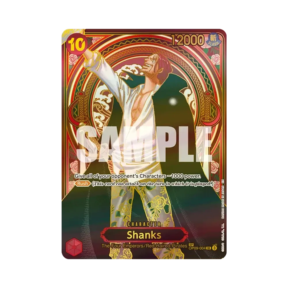 Shanks : Gold Background SR-SPC [OP09-004] [EN](Booster Pack "CARRYING ON HIS WILL")