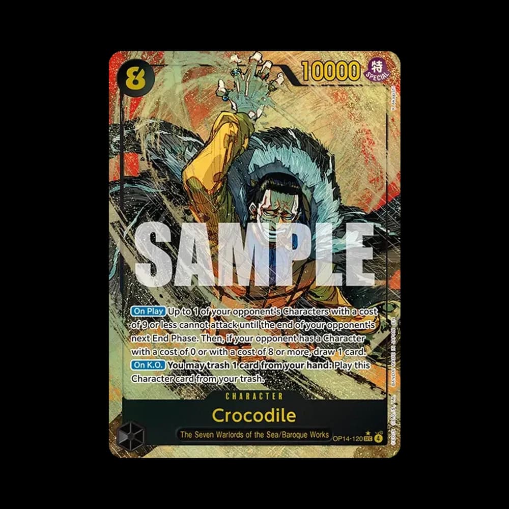 Crocodile SEC-P [OP14-120] [EN] (Booster Pack "THE AZURE SEA'S SEVEN")