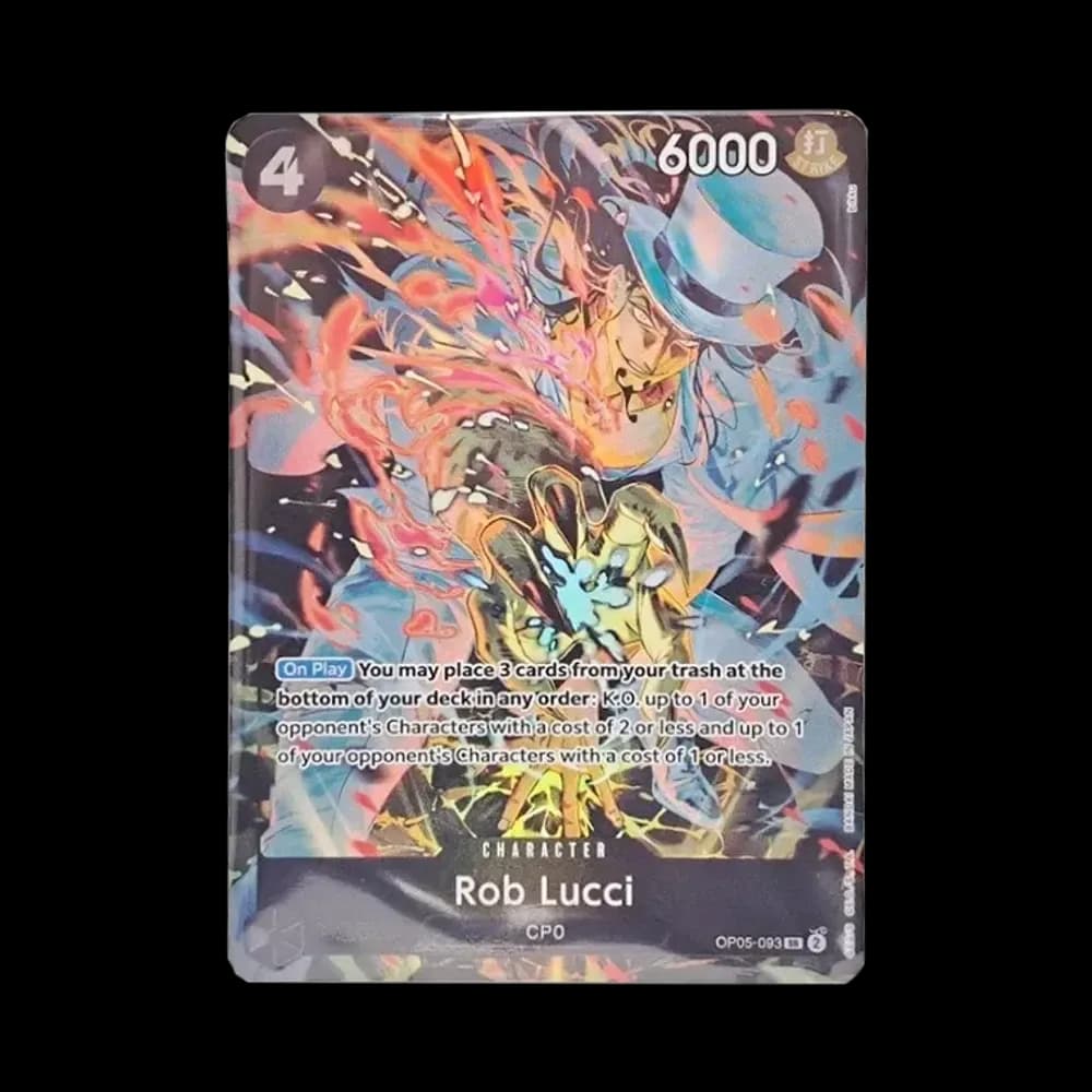 Rob Lucci SR [OP05-093] [EN](Promotional Card "Illustration Box EX")