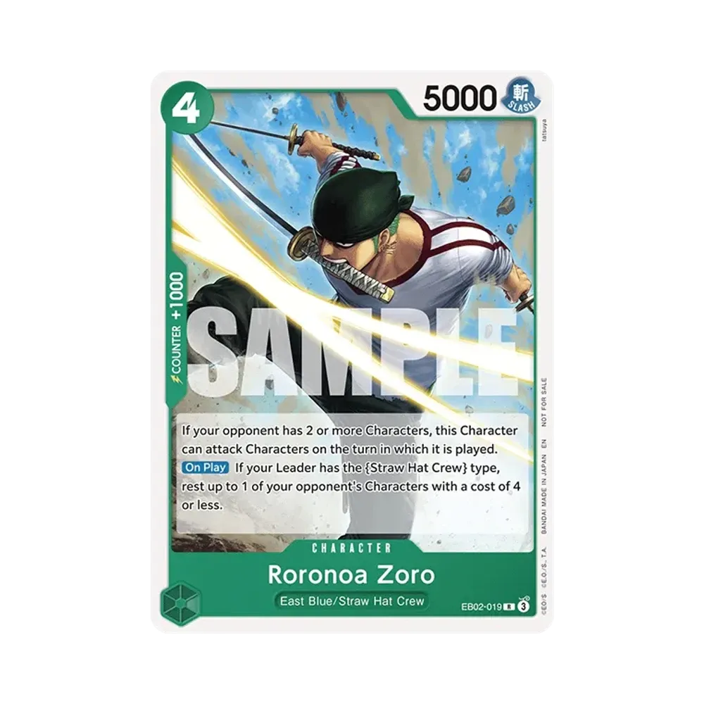 Roronoa Zoro R [EB02-019] [EN](Promotional Card "Tournament Pack 2025 Vol.3")