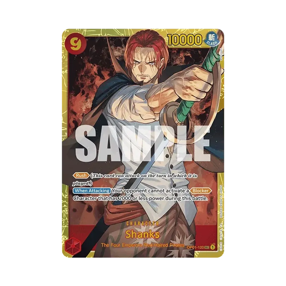 Shanks SEC [OP01-120] [EN](Premium Booster "ONE PIECE CARD THE BEST")